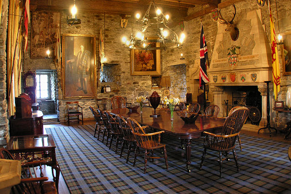 Great Hall at Eilean Donan Castle